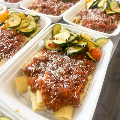 Turkey Rigatoni Bolognese